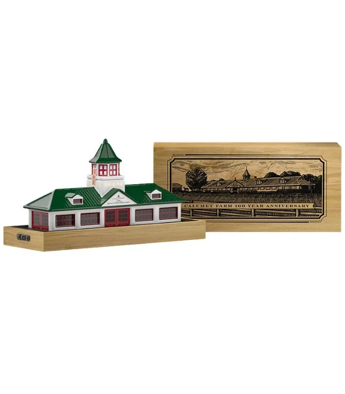 Calumet Farm Bourbon Ceramic Decanter 100th Anniversary Release 750ml