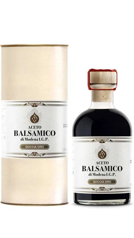 Aceto Balsamico Di Modena IGP – Goccia Oro 250ml – Cilindro – Acetomodena