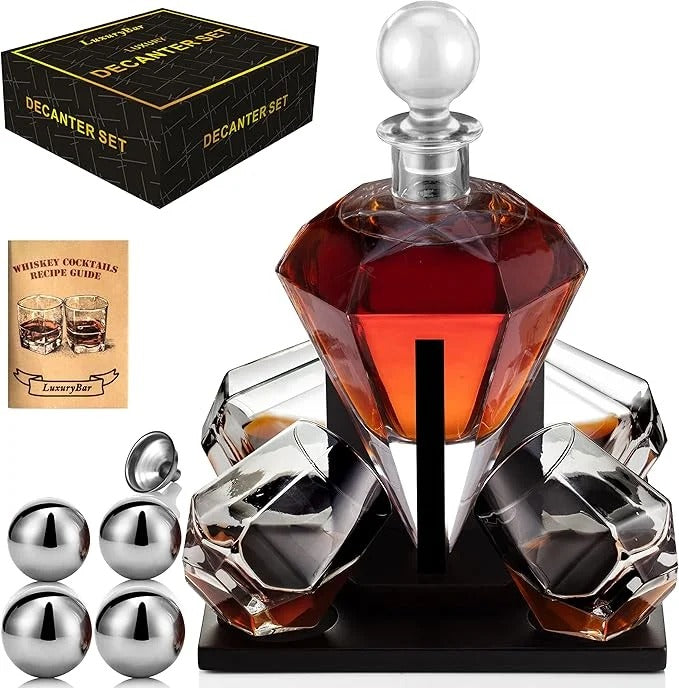 The Diamond Decanter Set