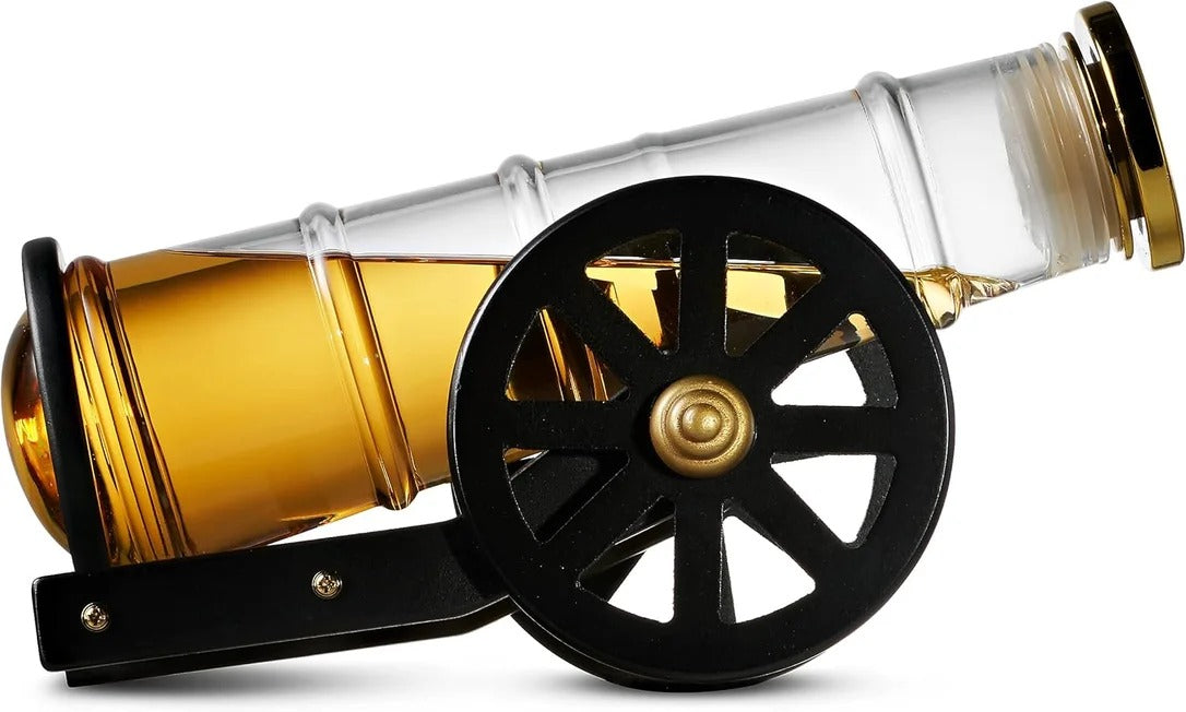 The Colonial Artillery Cannon Decanter