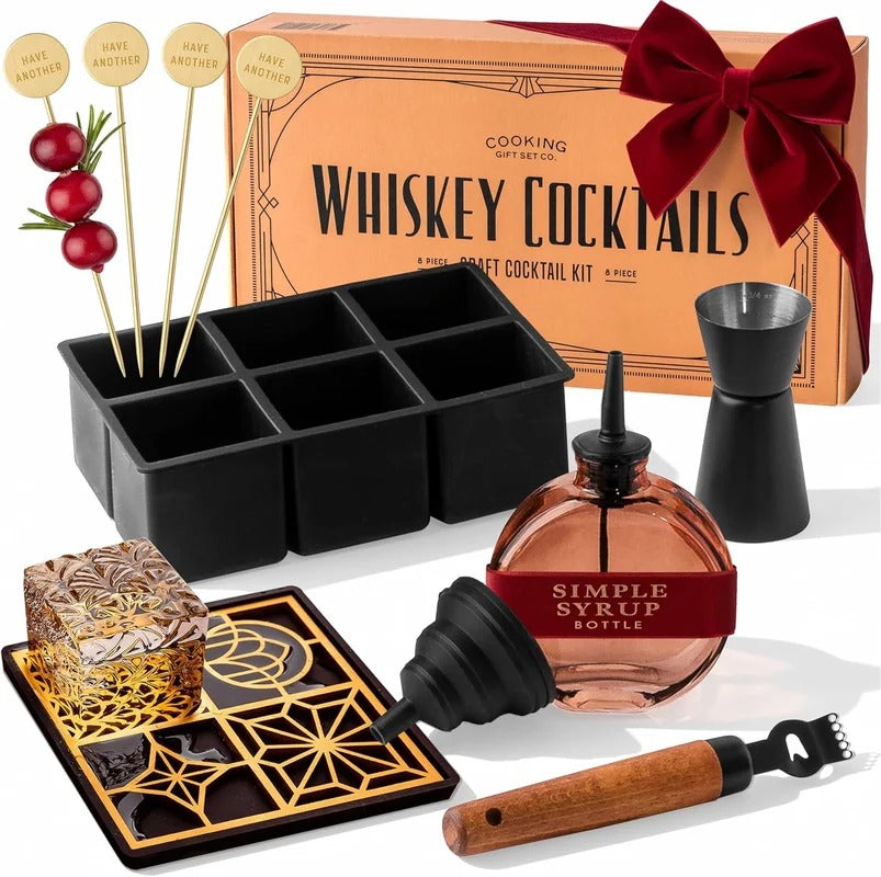 The Luxury Old Fashioned & Whiskey Cocktail Gift Kit
