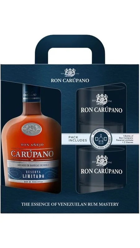 Special Pack – Rum Reserva Limitada + 2 bicchieri – Carupano