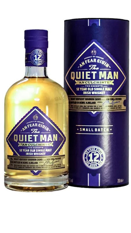 The Quiet Man 12 YO Single Malt – 70cl Tubo – The Quiet Man