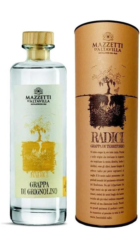 Grappa di Grignolino 50cl – Astucciato – Radici – Mazzetti