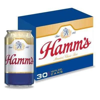 Hamm’s Beer, America’s Classic Premium Lager, 30 Pack Beer, 12 fl. oz. Cans, 4.7% ABV