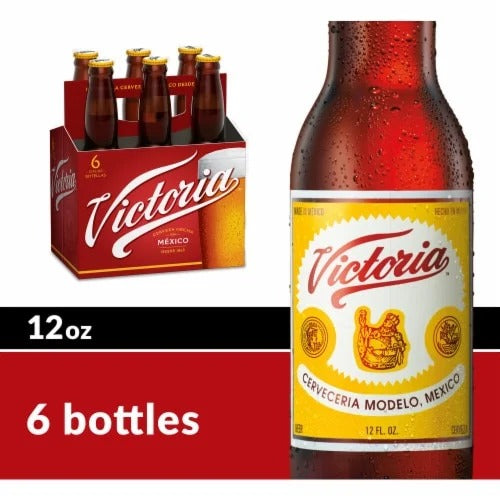 Victoria Cerveza De Mexico 12oz 6 Pack Bottles