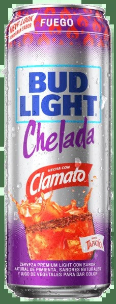 Bud Light Chelada Fuego Made with Clamato, 24 fl. oz. Can, 4.2% ABV