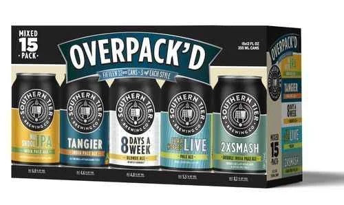 Southern Tier Overpack’d Variety, 15 pack
