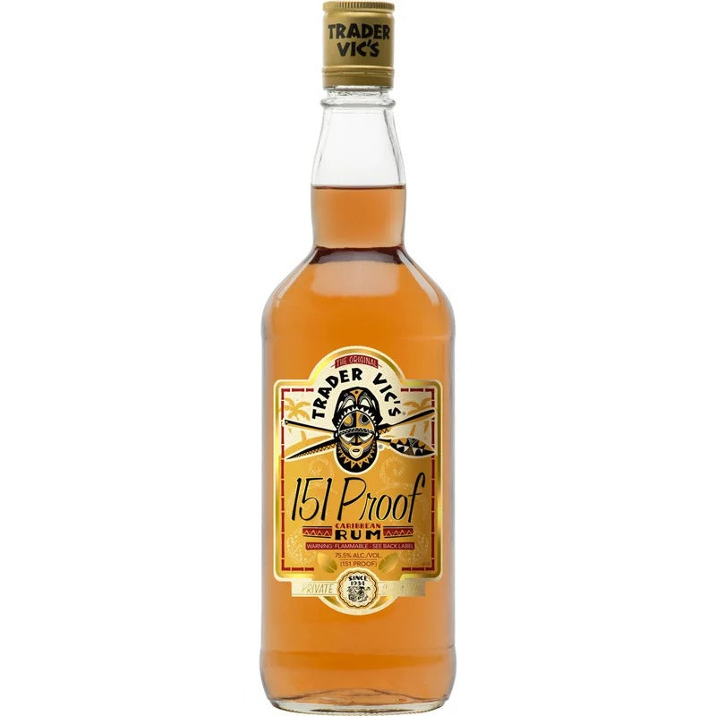 Trader Vic’s 151 Proof Rum 750ml
