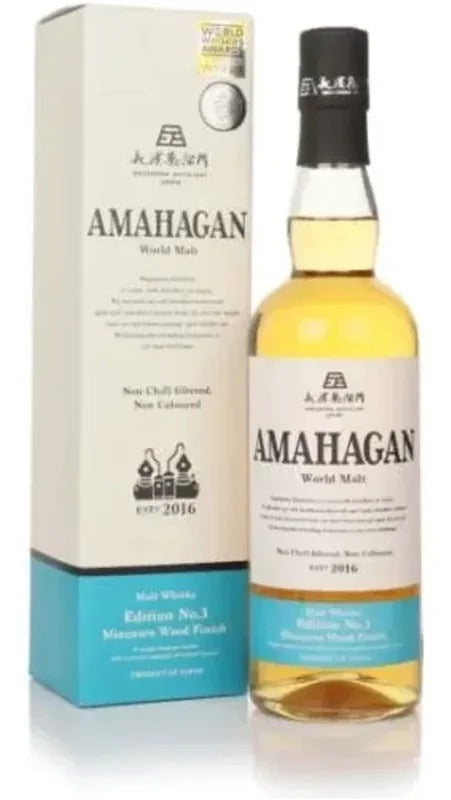Whisky Edition Nr. 3 Mizunara Wood Finish 70cl – Amahagan