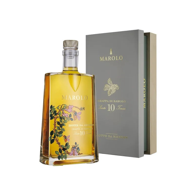 Grappa di Barolo 10 Anni in Botti 70cl – Cassa di Legno – Marolo