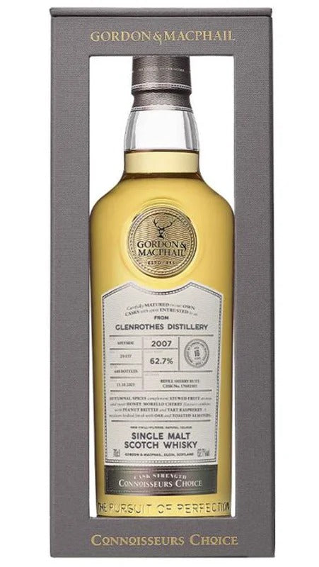 Glenrothes 2007 – Imbottigliato Nel 2023 – 70cl Invecchiato 16 Anni – Connoisseurs Choice – Gordon & Macphail