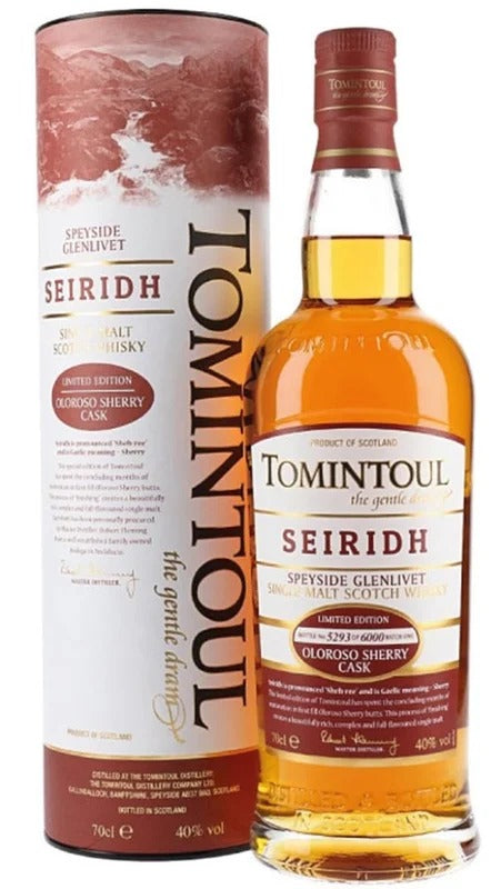 Tomintoul – Seiridh Oloroso Sherry Cask Finish – 70cl – Astucciato