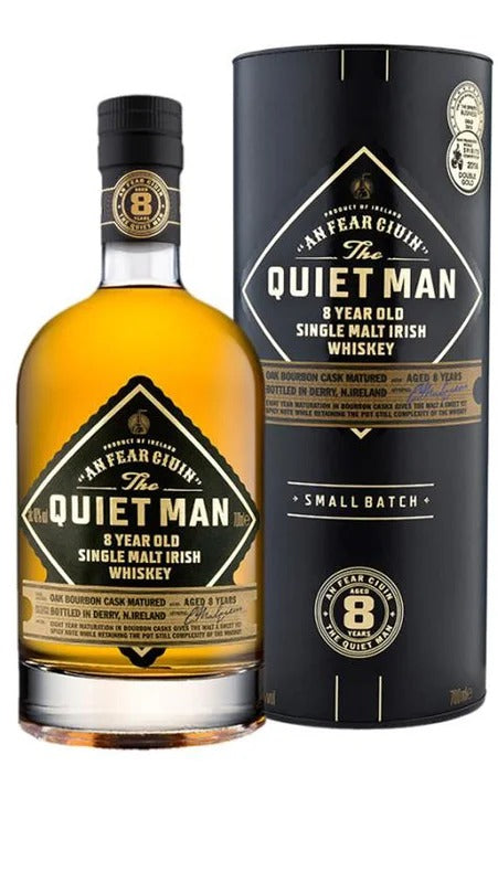 The Quiet Man 8 YO Single Malt – 70cl Tubo – The Quiet Man