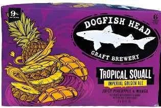 Dogfish Head Tropical Squall Imperial Golden Ale Juicy Pineapple & Mango