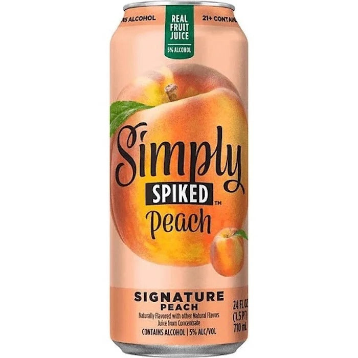 Simply Spiked Peach 24oz Can