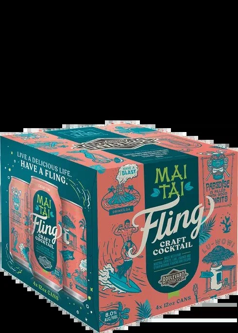 Fling Craft Cockail Mai Tai 12oz 6pack Cans