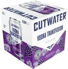 Cutwater Spirits Grape Vodka Transfusion Cocktail 4-Pack