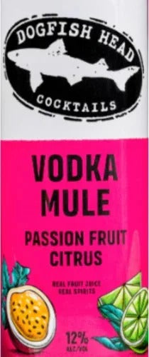 Dogfish Head Vodka Mule Passion Fruit Citrus Cocktail