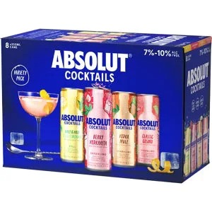 Absolut Ready to Drink Cocktails Variety 8-Pack