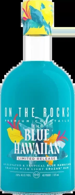 OTR On The Rocks Premium Cocktails The Blue Hawaiian 375ml