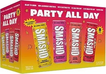 SMASHD Non-Alcoholic Party All Day Cocktail 12-Oz 8-Pack