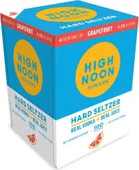 High Noon Grapefruit Vodka Seltzer 4-Pack Can