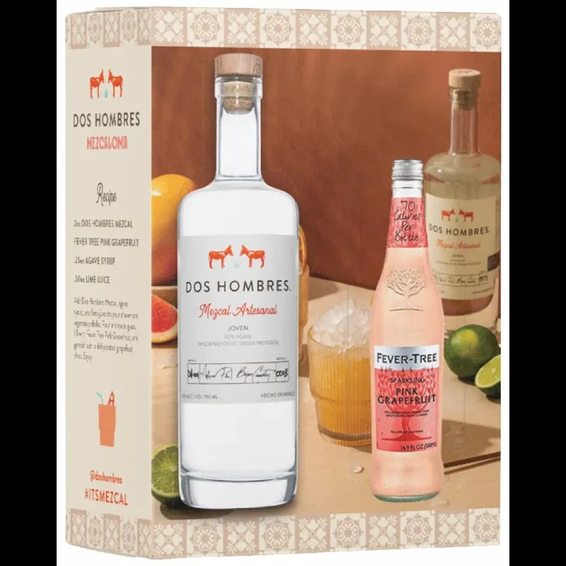 Dos Hombres Mezcal Artesanal Joven Espadin W Fever Tree Classic Margarita 750ml