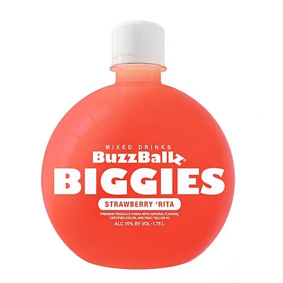 BuzzBallz Biggies Strawberry Rita 1.75Lt