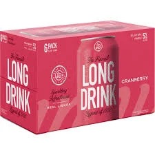 Long Drink Co. The Finnish Long Drink Cranberry Cocktail 6-Pack Can