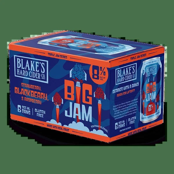Blakes Hard Cider Big Jam Triple Jam Series 6 Pack Can