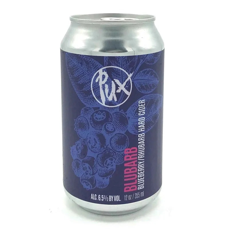 Pux Blubarb Blueberry Rhubarb Hard Cider 4-pack