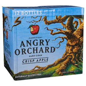 Angry Orchard Crisp Apple Hard Cider 12oz 12 Pack Bottles