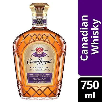 Crown Royal Fine Deluxe Blended Canadian Whisky 750ml