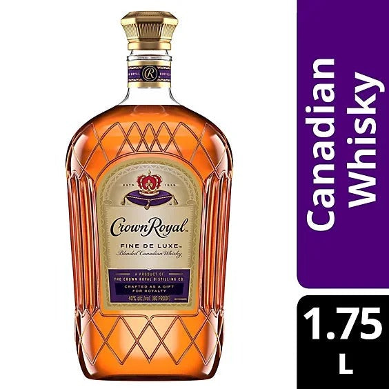 Crown Royal Fine Deluxe Blended Canadian Whisky 1.75Lt