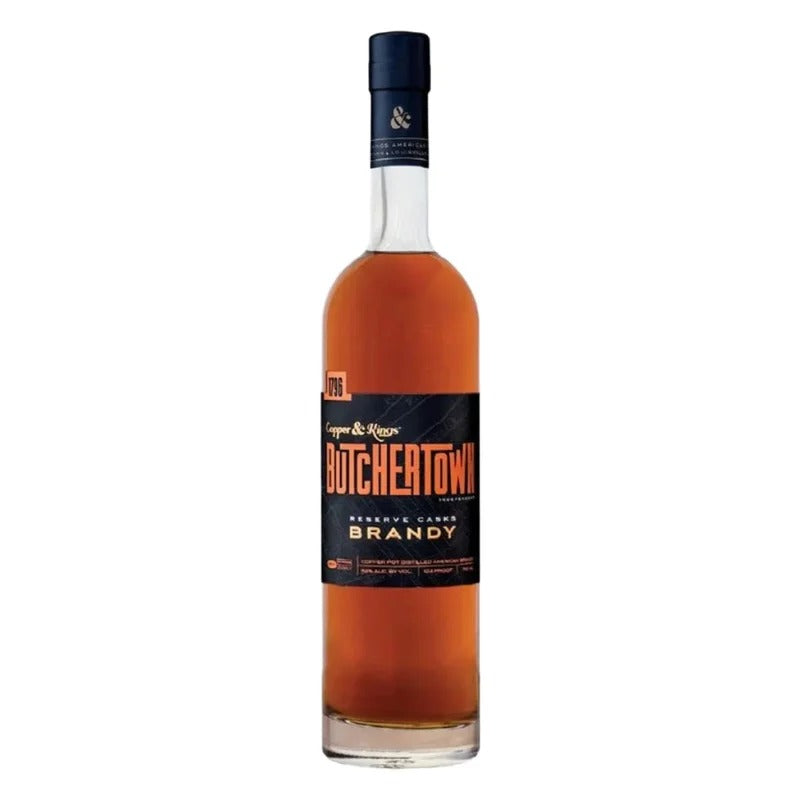Copper & Kings Butchertown Reserve Casks Brandy, Cask Strength 124 Proof.