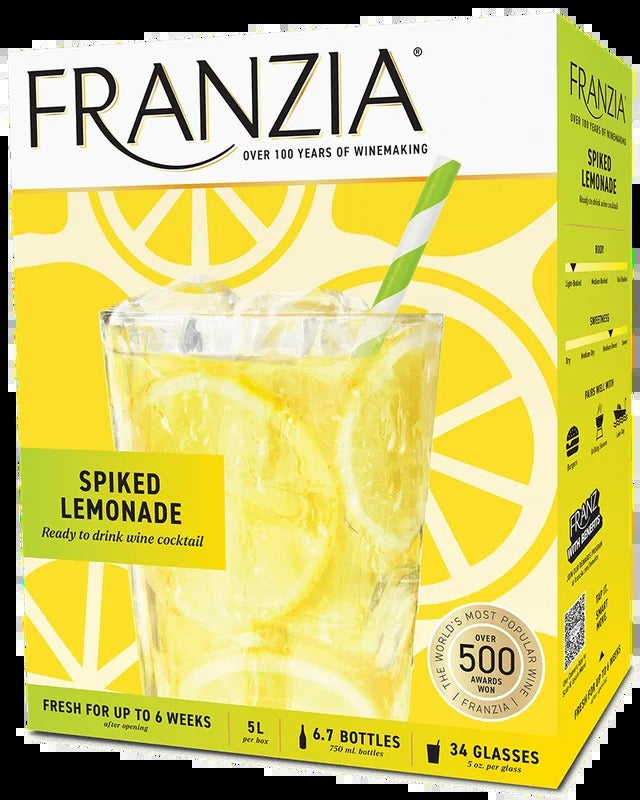 Franzia Spiked Lemonade Wine Cocktail