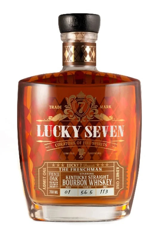Lucky Seven The Frenchman Straight Bourbon Whiskey 750 mL