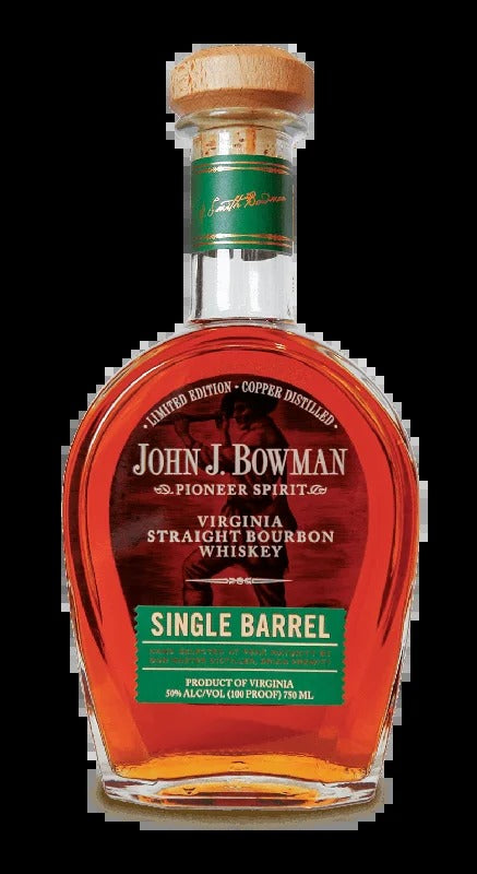 A. Smith Bowman Distillery John J. Bowman Pioneer Spirit Single Barrel Virginia Straight Bourbon Whiskey 750ml