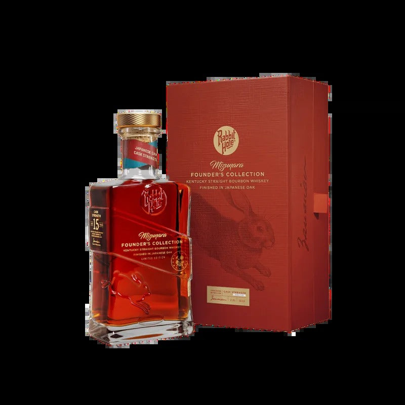 Rabbit Hole Mizunara Founders Collection 15years Age Kentucky Straight Bourbon Whiskey Finished In Japanese Oak 750ml