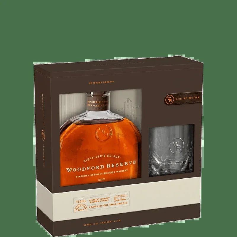 Woodford Reserve Bourbon with Glass Gift