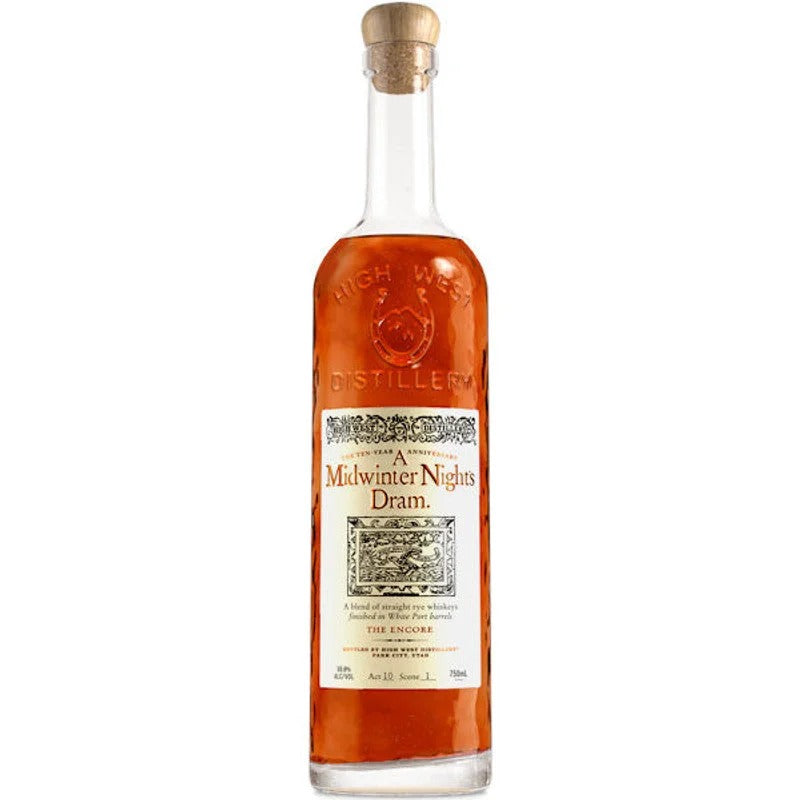 High West A Midwinter Nights Dram A Blend Of Straight Rye Whiskeys Finished In Port Barrels 750ml