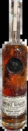 Smoke Wagon Uncut Unfiltered Straight Bourbon Whiskey Clear Bottle Limited Edition 750ml