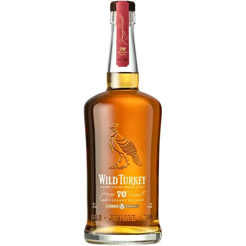 Wild Turkey ‘Jimmy Russell’s 70th Anniversary 8-Year-Old’ Kentucky Straight Bourbon – 750ML