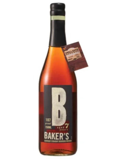 Baker’s 7 Year Old Single Barrel Kentucky Straight Bourbon Whiskey Older Style Bottle – 750ML