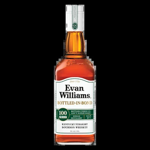 Evan Williams White Label Bottled in Bond Kentucky Straight Bourbon Whiskey 750ml