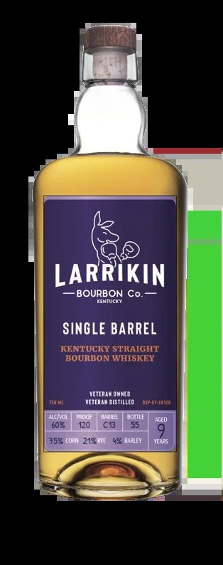 Larrikin Single Barrel 9 Year Old Kentucky Straight Bourbon Whiskey 750ml