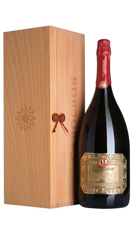 Franciacorta Cabochon Fuoriserie – JEROBOAM 3L – Cassa di Legno – Monte Rossa