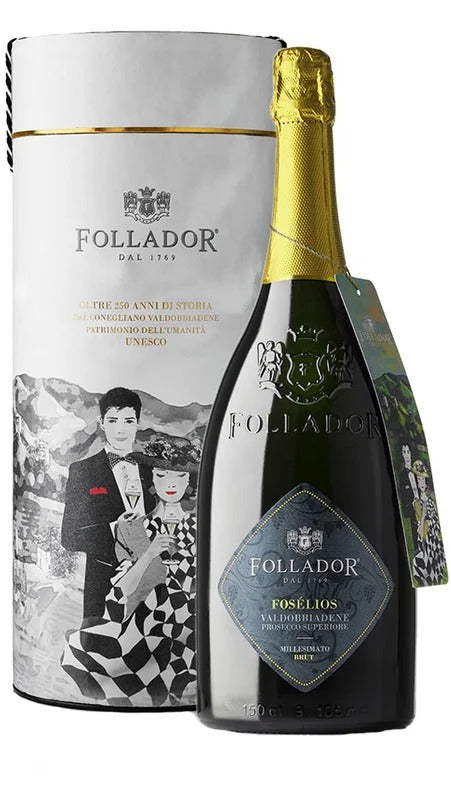 Foselios Brut Valdobbiadene Superiore DOCG – Magnum – Astuccio – Follador