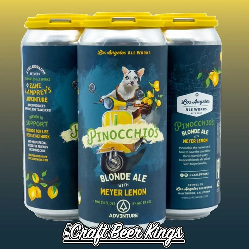 Pinocchios Blonde ale – Los Angeles Ale works
